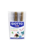 Giotto Decor Metal Her Yüzey Için Metalik Keçeli Boya Altın Gümüş 4'lü Set thumbnail 1