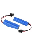 3.7v 14500 Li-on 2 Adet Oyuncak Pili Siyah Soket - 1