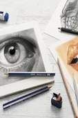 Alex Schoeller A5 Eskiz Defterli 50 Yp Faber Castell Goldfaber Dereceli Kalem Seti 8 Parça - 3