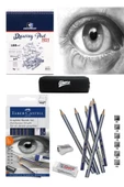 Alex Schoeller A5 Eskiz Defterli 50 Yp Faber Castell Goldfaber Dereceli Kalem Seti 8 Parça - 1