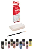 Das Beyaz Seramik Kil 250 Gr Funny Kıds Akrilik Boya 20ml - 1