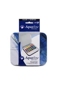 Daler Rowney Aquafine 24'lü Yarım Tablet Suluboya Seti Canson Montval Suluboya Defteri 18x25cm 300gr thumbnail 2