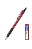 Faber-castell Grip Iı Mavi 0.7 Mm Versatil Kalem Faber Grip Min 0.7 2b 60mm 120'li Kırmızı Tüp - 1