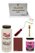 Rich Multi Decor Chalked Antik Beyaz 500 Ml Dolap Boyama Seti Mobilya Boyama Seti Parlak - 1