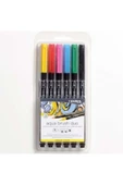 Graduate Aqua Brush Duo Çift Taraflı Primary Tones 6'lı Set - 1