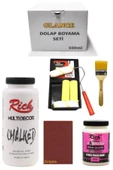 Glance Dolap Boyama Antik Beyaz Tavalı Karma Rulo Set - 1