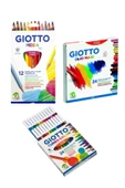 Okul Seti (pastel +kuruboya+keçeli)3'lü Set Giotto - 1