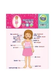 Crea Sticker Vücudumuz-Kız Çocuk Arkalı Önlü - 1