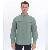 FreeCamp Novella Erkek Gömlek-YEŞİL thumbnail 4