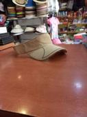 çocuk koyu bej renk sporcu tenis vizör şapka  unisex 54 cm - 2