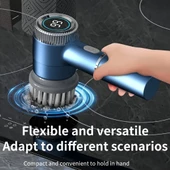 Mutfak, banyo ve tuvalet için çok fonksiyonlu temizlik fırçası seti, döner başlıklı - 4