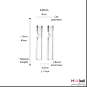 Özel Ambalajında 1 Adet 8mm x 35mm Regular Size Cam Sarım Filtresi - 2