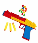 Top Atan Sünger Atan Çocuk Tabanca (12 Top, 3 Sünger, 1 Silah) - 4