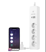 Neutron Akıllı Wi-fi Destekli 16a 4'lü Çocuk Kilitli Akım Korumalı Çoklu Priz - 1