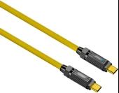 Screw Type C to Type C 140W Hızlı Şarj 8K@60Hz Görüntü Aktarımı PD3.1 20Gbps Veri Transferi 2 Metre Kablo SCR-01 - 1