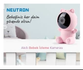 Neutron Ninni Söyleyen Gece Görüşlü Wifi Mavi Bebek Izleme Kamerası - 4