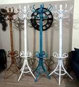 Askılık Ahşap bambu 90393 Model 4Renk 4 Adet DEMONTE Sağlam Şık Demont El Yapımı - 8