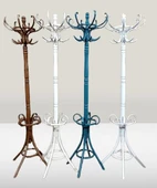 Askılık Ahşap bambu 90393 Model 4Renk 4 Adet DEMONTE Sağlam Şık Demont El Yapımı - 1