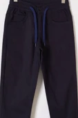 Lacivert Beli Lastikli Basic Çocuk Okul Pantolon 19169 - 2