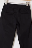 Siyah Beli Lastikli Basic Çocuk Okul Pantolon 19167 - 2