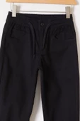 Siyah Beli Lastikli Basic Çocuk Okul Pantolon 19167 - 3