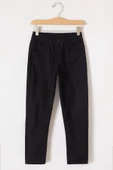 Siyah Beli Lastikli Basic Çocuk Okul Pantolon 19167 - 1