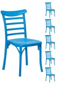 SANDALİE 6 Adet Efes Mavi Sandalye / Balkon-bahçe-mutfak - 1