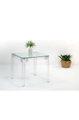 SANDALİE  Sermetto 80x80 Masa - Şeffaf - 1