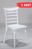 SANDALİE 2 Adet / Mutfak&Salon&Bahçe Efes Beyaz Sandalye - 1
