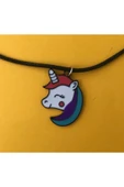 Unicorn Tek Boynuzlu At Kolye Unisex İpli Kolye PYTKKOLY32 thumbnail 1