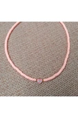 Pembe Kalp Boncuk Fimo Kolye Renkli Kadın Kolye Pytkfımoklye0126 - 2