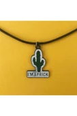 Kaktüs Bitki Kolye Suni Deri Ipli Renkli Unisex Metal Kolye Pytkk0lye00131 thumbnail 3