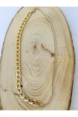 Gold Zincir Kolye Unisex Zincir Kolye PYTKZNCKLY234 - 2