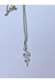 Yılan Snake Hayvan Zincir Kolye PYTKZNKLY225 thumbnail 3