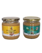 AdresS Fındık - Şekersiz Fındık Ezmesi ve Yer Fıstığı Ezmesi 2 x 350 g - 1