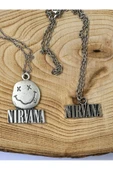 Nirvana Smile BFF 2li Rock Metal Grup Zincir Kolye PYTKZNKLY156 thumbnail 1
