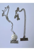 Nirvana Smile BFF 2li Rock Metal Grup Zincir Kolye PYTKZNKLY156 thumbnail 4