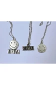 Nirvana Smile BFF 3Lü Rock Metal Grup Zincir Kolye PYTKZNKLY158 - 2
