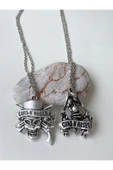 Guns'n Roses Kolye Rock 2li Bff Best Friends Zincir Kolye Pytkznbfkl11 thumbnail 1