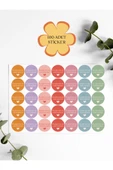 100 Adet Teşekkür Ederiz Stickers Paketleme Kargo Çıkartma PYT0KSTK150 - 1