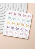 Desenli Thank You Teşekkür Stickers Paketleme Çıkartma PYTKSTK91 - 1