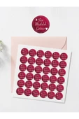 Desenli Thank You Teşekkür Stickers Paketleme Kargo Çıkartma PYTKSTK113 - 1