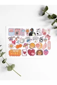 Groovy Tasarım Stickers Çıkartma PYTKSTK119 thumbnail 2