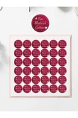 Desenli Thank You Teşekkür Stickers Paketleme Kargo Çıkartma PYTKSTK113 - 3