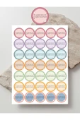 Desenli Thank You Teşekkür Stickers Paketleme Kargo Çıkartma PYTKSTK114 - 2