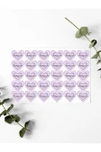 Desenli Thank You Teşekkür Stickers Paketleme Çıkartma PYTKSTK93 - 1