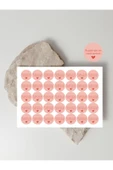Desenli Thank You Teşekkür Stickers Paketleme Kargo Çıkartma PYTKSTK111 - 1