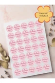 100 Adet Teşekkür Ederiz Stickers Paketleme Kargo Çıkartma PYT0KSTK146 - 1