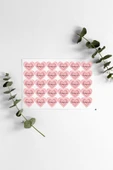 Renkli Kalpli Thank You Teşekkür Stickers Çıkartma PYTKSTK071 - 1