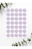 Desenli Teşekkür Ederiz Stickers Paketleme Kargo Çıkartma PYTKSTK121 - 2